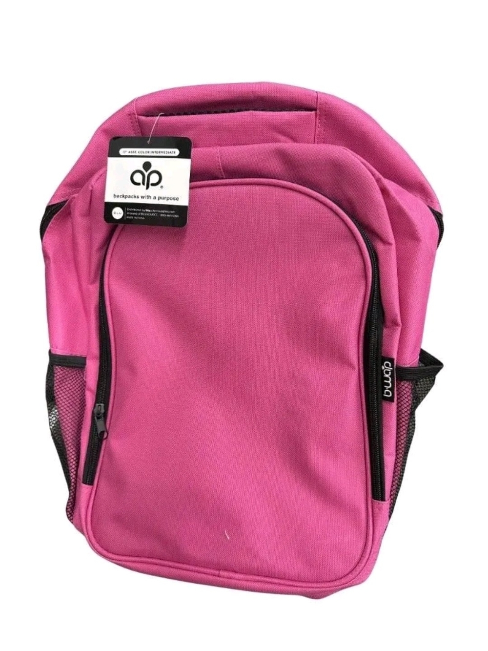 ap. Pink Backpack - Bright Pink School Bag